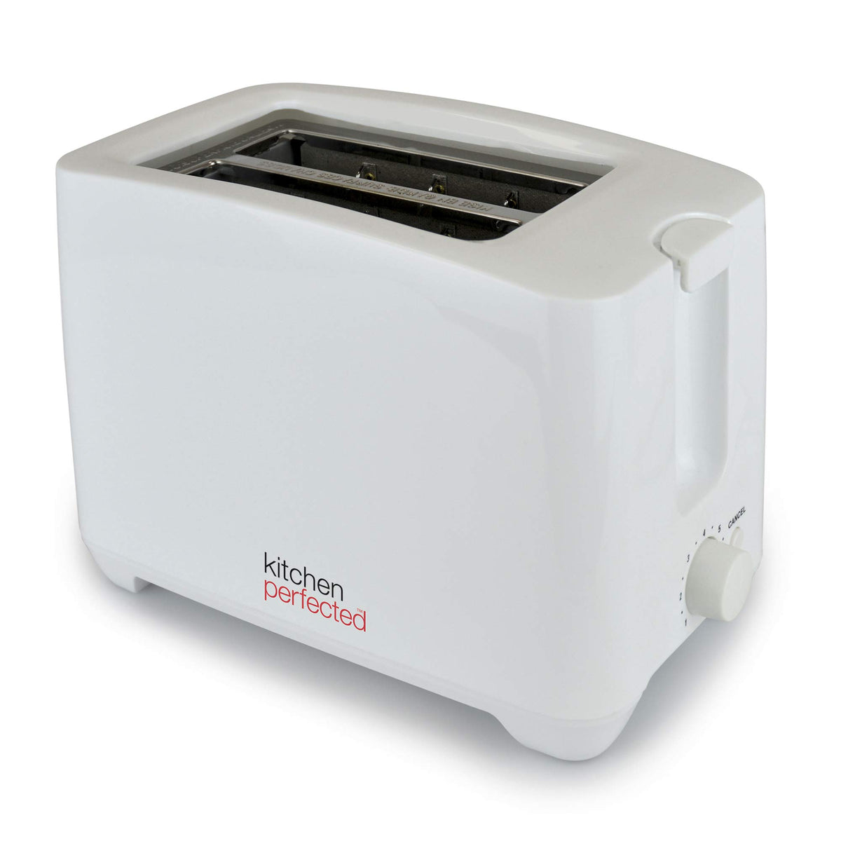 Kitchen Perfected® 2 Slice Extra Wide Slot Toaster - 750W - 7 Browning Levels - High Lift Eject Function