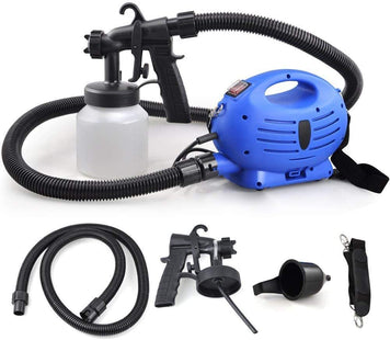 (HomeVibe) Electric Paint Sprayer | Spray Gun Indoor & Outdoor Wall Garden Fence 650W 800ml (Pro-Paint Electric Paint Sprayer - Use Indoors and Outdoors)