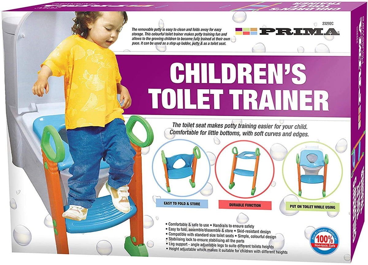 New Step Stool Ladder Potty Toilet Seat Adjustable Baby Toddler Kid Toilet Trainer for Boy and Girl