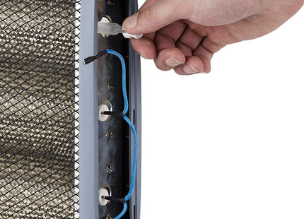 1200W Halogen Heater with Effortless Replaceable Bulbs
