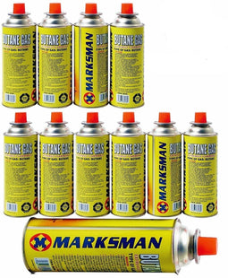 HomeVibe) 4x BUTANE GAS BOTTLES CANISTERS FOR PORTABLE STOVES COOKERS GRILL HEATERS WEED WAND