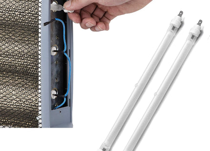 1200W Halogen Heater with Effortless Replaceable Bulbs
