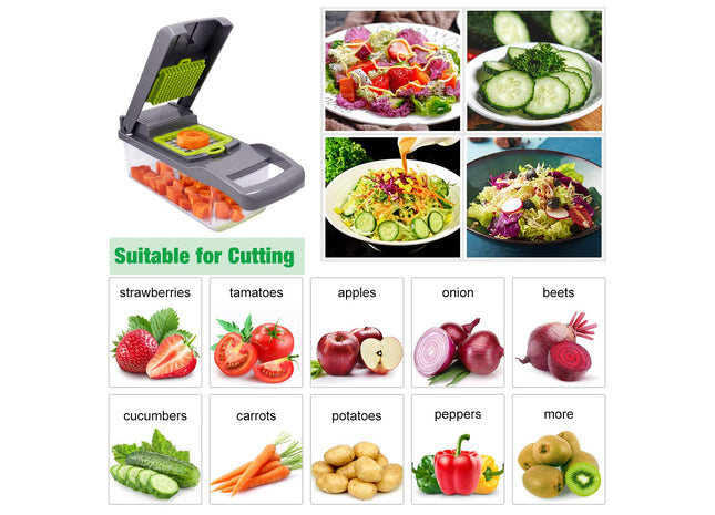 vegetable cutter multifunctional Slicer Fruit  Potato Peeler Carrot Grater Kitchen accessories basket vegetable slicer