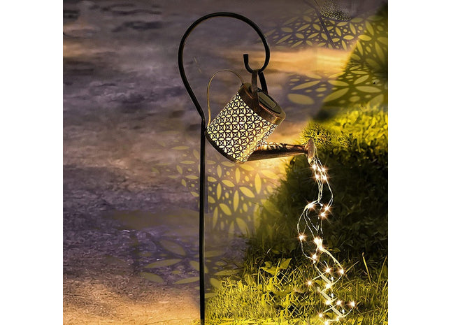 Solar Powered Watering Can Waterproof and Solar