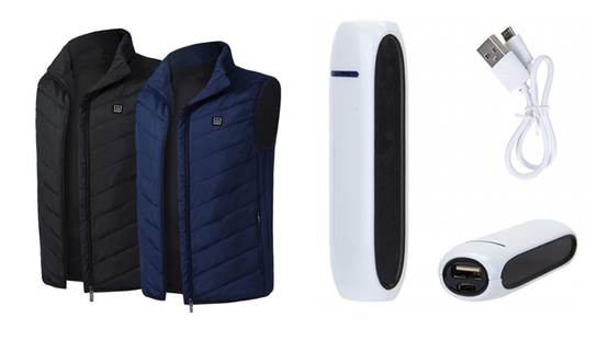 Electric Heated Body Warmer With Optional Power Bank
