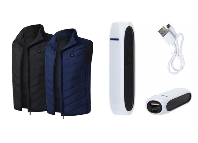 Electric Heated Body Warmer With Optional Power Bank