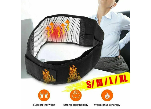 Self-Heating Lower Back Support