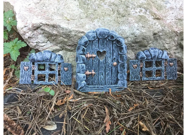 New Fairy Door + Fairy Windows Set