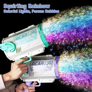 80Hole Electric Bubble Bazooka Gun