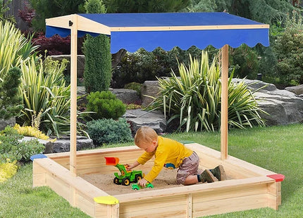 Square Sandbox With Canopy