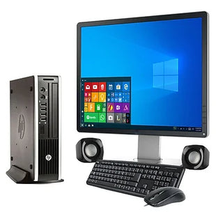 Computer Set PC Core i3 DELL HP Desktop SFF 8GB RAM 500GB HDD