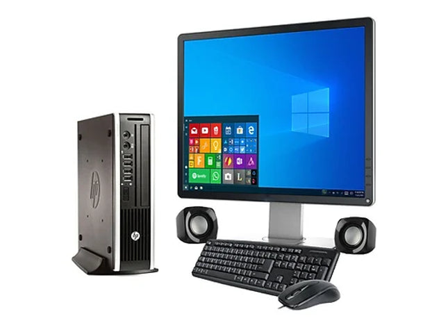 Computer Set PC Core i3 DELL HP Desktop SFF 8GB RAM 500GB HDD