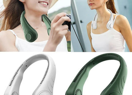 Mini Fan Neckband Bladeless