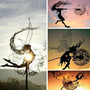Fairy and Dandelion Dancing Ornaments