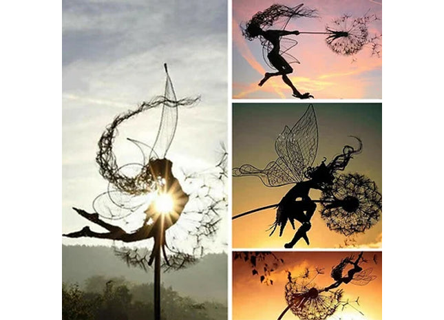 Fairy and Dandelion Dancing Ornaments