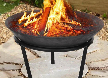 Outdoor Fire Pit and BBQ Bowl