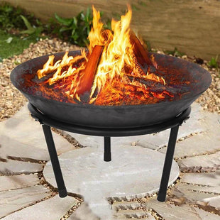 Outdoor Fire Pit and BBQ Bowl