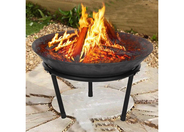 Outdoor Fire Pit and BBQ Bowl