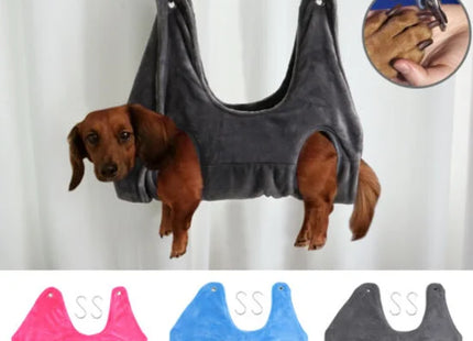 Pet Hammock Grooming Restraint Bag