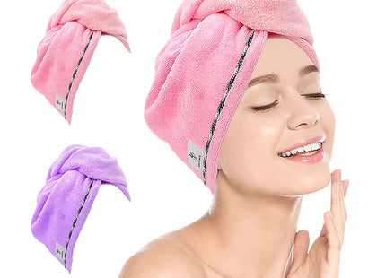 2 Pck Microfibre Hair Towel