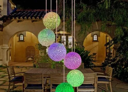 Solar Powered LED Wind Chime