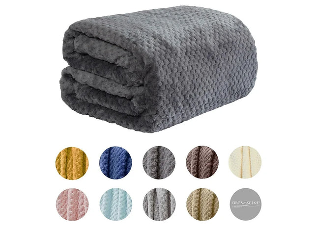 Luxury Popcorn Waffle Blanket