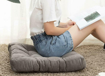 Large Square Corduroy Sofa Cushion Seat