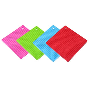 Square  Heat Resistant Silicone Trivet Mat