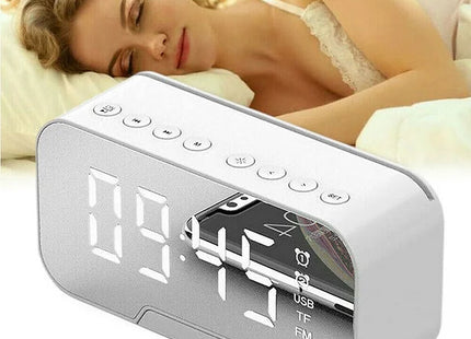 LED Mirror Digital Alarm Clock