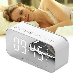 LED Mirror Digital Alarm Clock