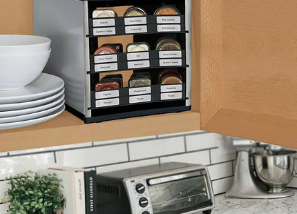 18 Bottle Spice Rack Stack Storage