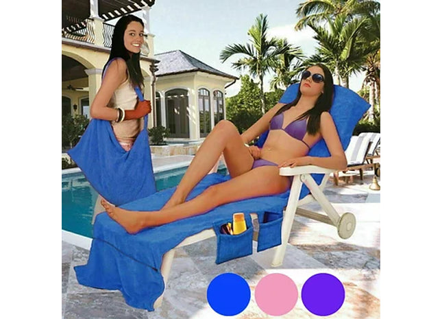 Beach Towel with Pockets