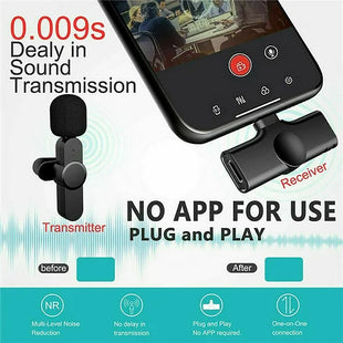 Wireless Microphone Mic For Iphone
