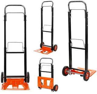 Black+Decker Heavy Duty Industrial Hand Truck Sack Trolley Foldable Cart 90Kg