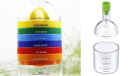 8-in-1 Essential Kitchen Juicer, Grater & Measuring Jug