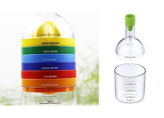 8-in-1 Essential Kitchen Juicer, Grater & Measuring Jug