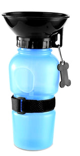 Portable Pet Water Bottle with Bowl Dispenser 500ML
