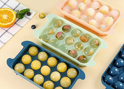 2 Large 15 Cell Ice sphere Maker Tray