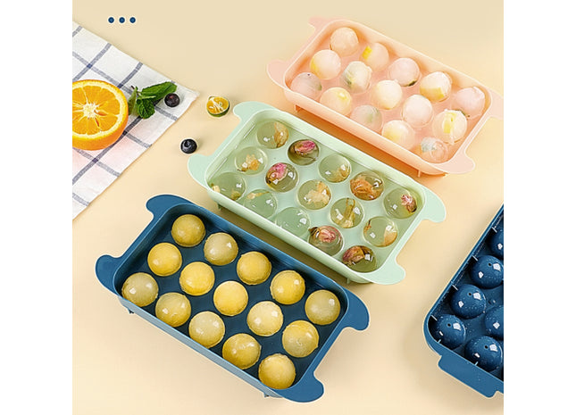 2 Large 15 Cell Ice sphere Maker Tray
