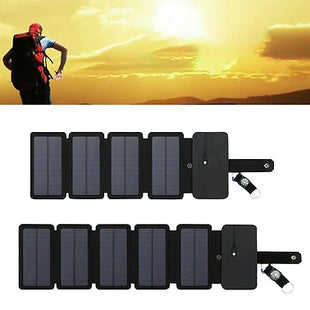 Folding Solar Panel USB Power Bank