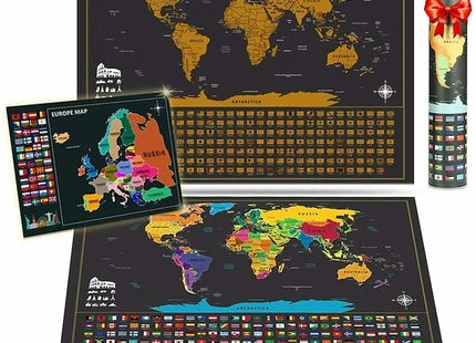 Scratchable World Map