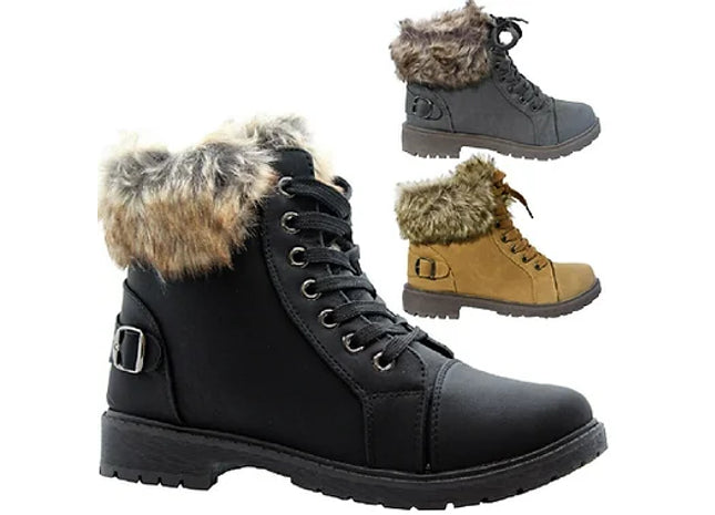 Faux Fur Winter Boots