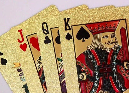 24k Gold Plated Playing Cards