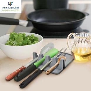 Kitchen Silicone Utensil Rest