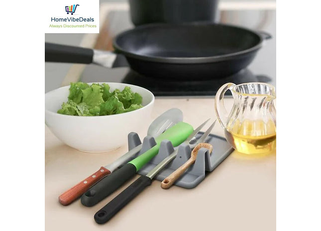 Kitchen Silicone Utensil Rest