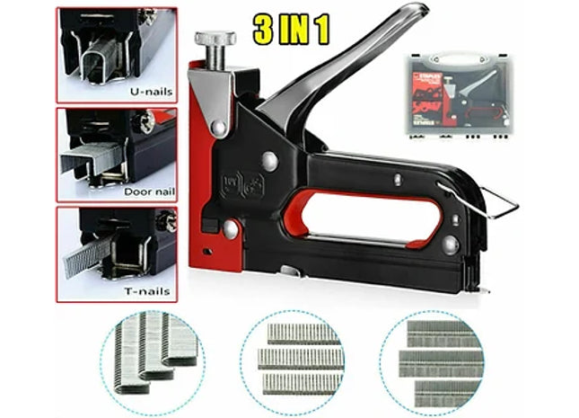 3 IN 1 Heavy Duty Staple Gun