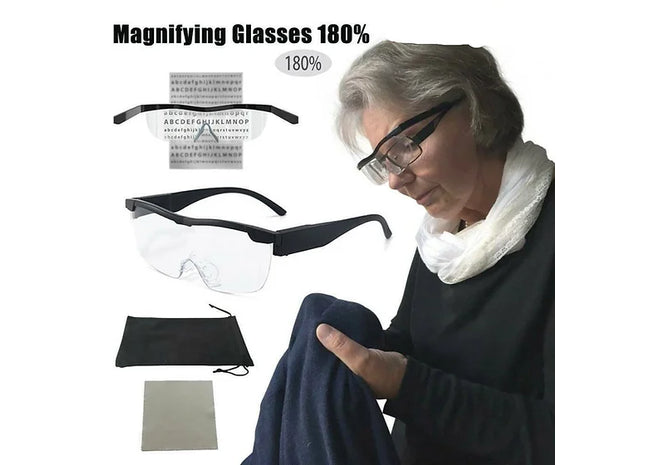 180% LED Magnifying Glasses
