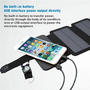 Folding Solar Panel USB Power Bank