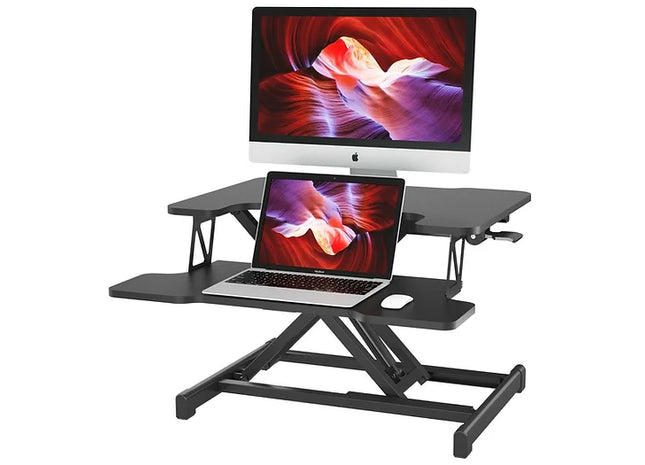 Standing Desk Converter with Deep Keyboard