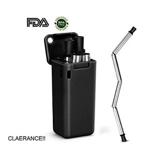 Clearance!! Reusable Collapsible Straw!